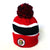 Fresh Gang Deluxe Pom Beanie in Red/Black